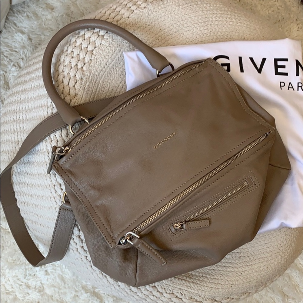 Givenchy Medium Pandora Bag in Taupe/Tan